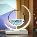 Quicksand Table Lamp with Unique Sand Mechanism and Soft LED Lighting – Tranquil Home Decor