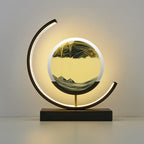 Quicksand Table Lamp with Unique Sand Mechanism and Soft LED Lighting – Tranquil Home Decor