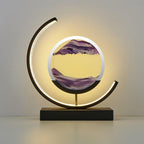 Quicksand Table Lamp with Unique Sand Mechanism and Soft LED Lighting – Tranquil Home Decor