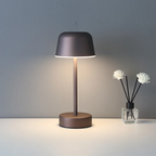 Rechargeable Dimmable Desk Lamp with Adjustable Brightness and Three Light Settings