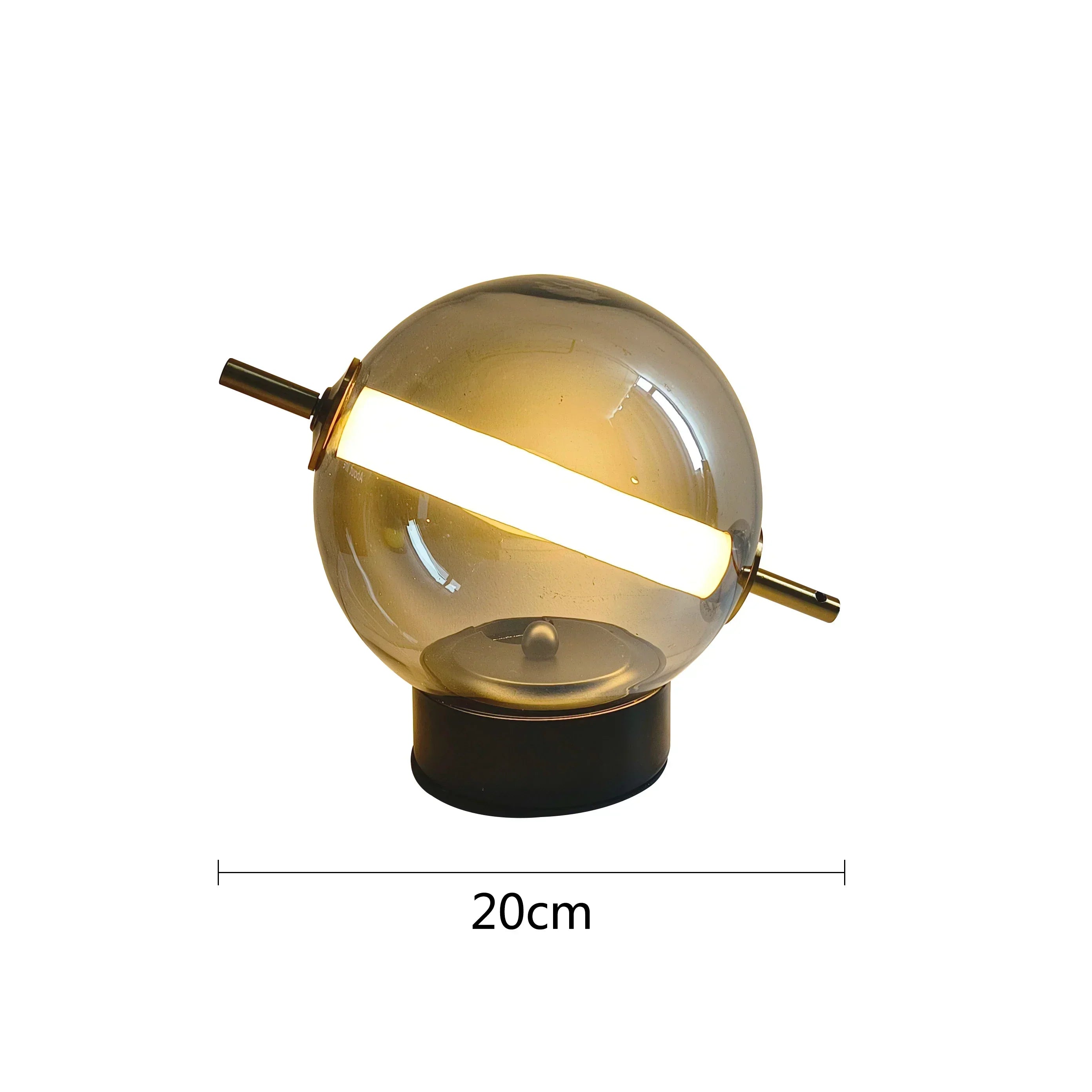 Retro Glass Table Lamp – Vintage Design with Modern LED Light for Stylish Illumination