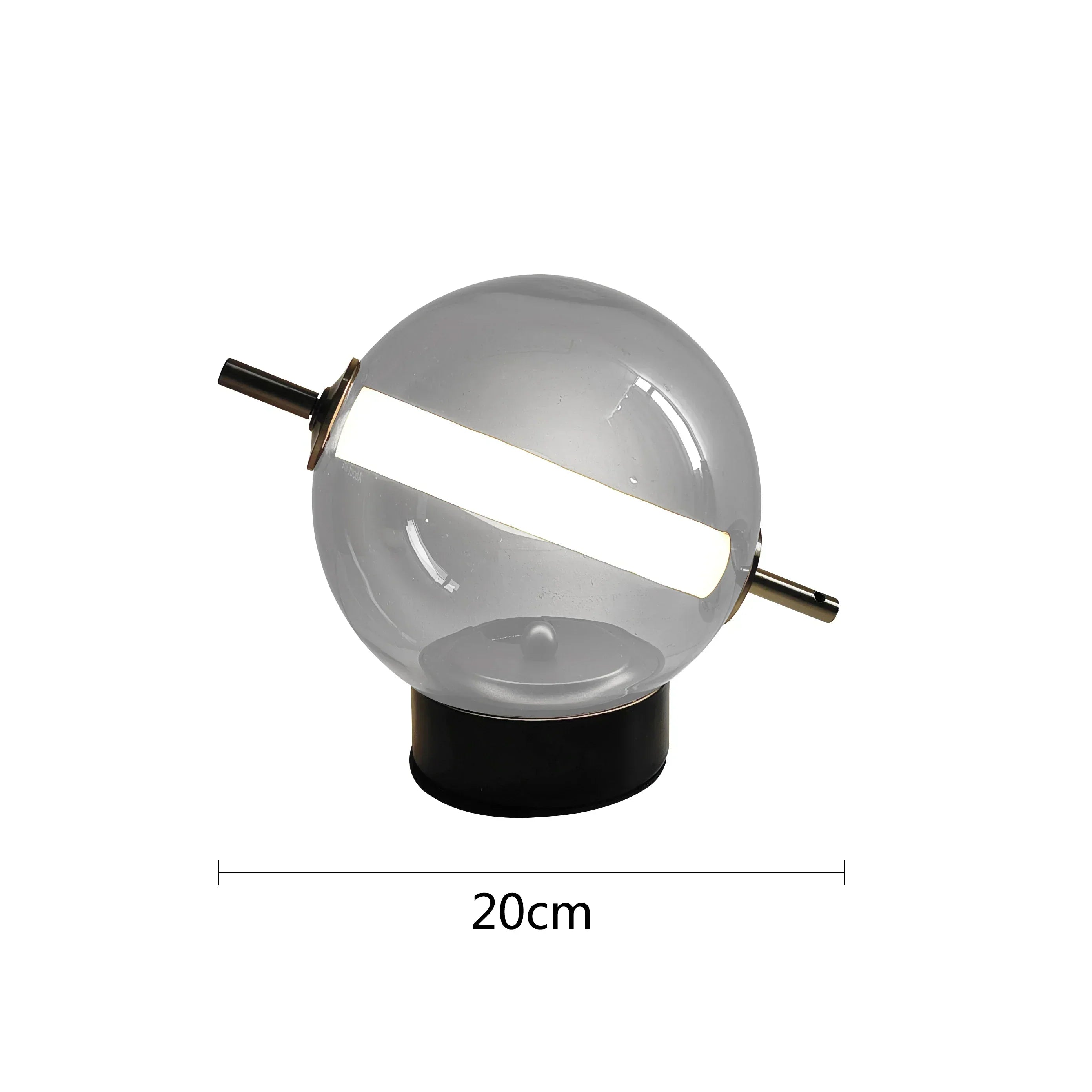 Retro Glass Table Lamp – Vintage Design with Modern LED Light for Stylish Illumination