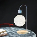 LED Magnetic Levitation Moon Lamp with Wireless Charging