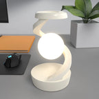 RadiantGlow Spiral Lamp – Touchless LED Light & Wireless Charger