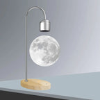 LED Magnetic Levitation Moon Lamp with Wireless Charging