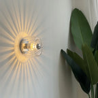 Nordic retro glazen wandlamp – elegante wandkandelaar voor slaapkamer en gang – binnenwandlampen met warm licht