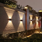 Solar Garden Wall Lamp – Energy-Saving Outdoor Light with Modern Design