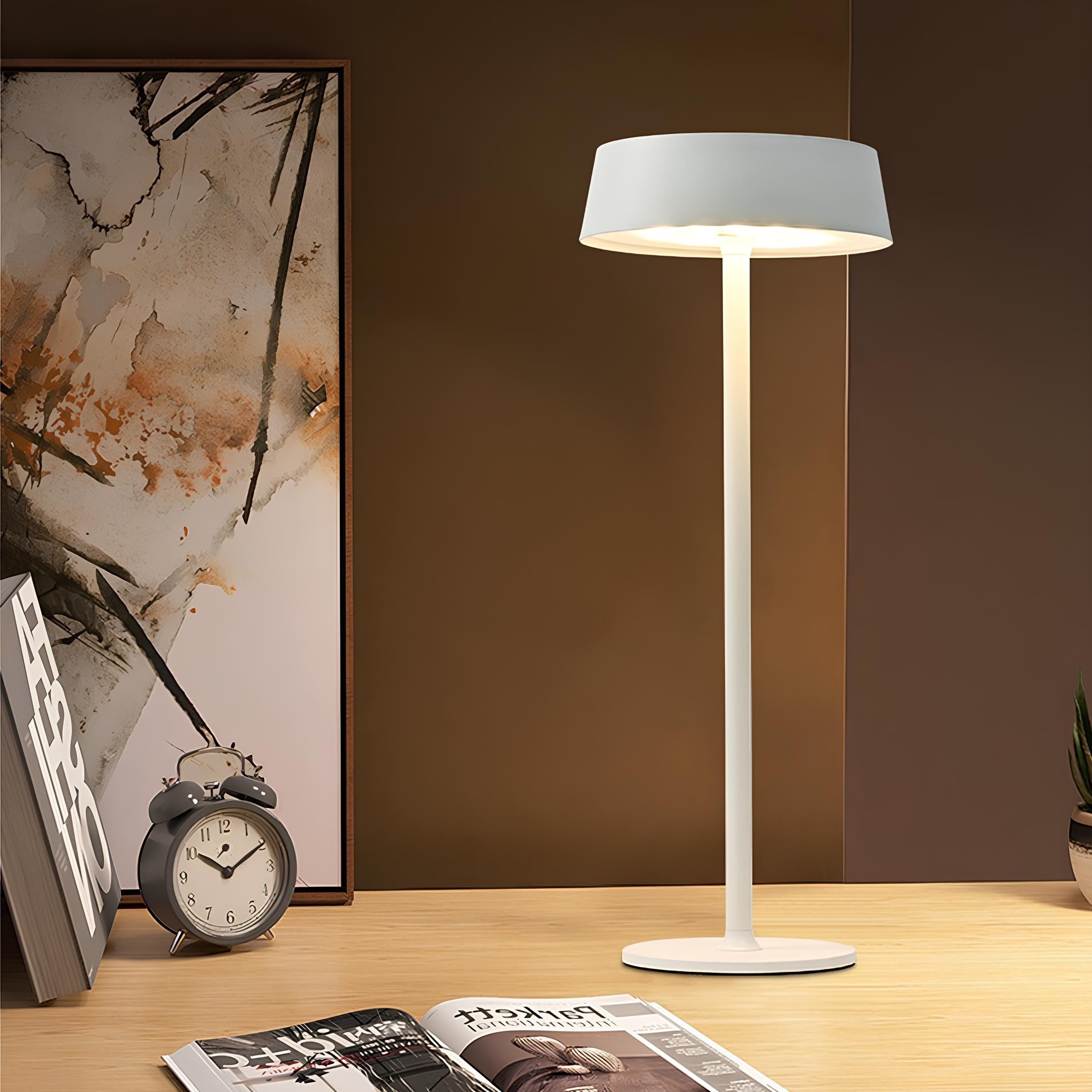 AuraBeam LED Table Lamp – Modern, Rechargeable & Dimmable