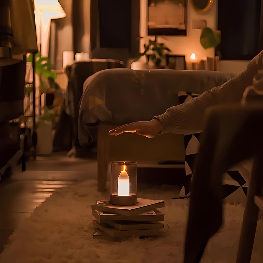 Luminara Hand-Wave LED Candle | Touch-Free Ambient Lighting