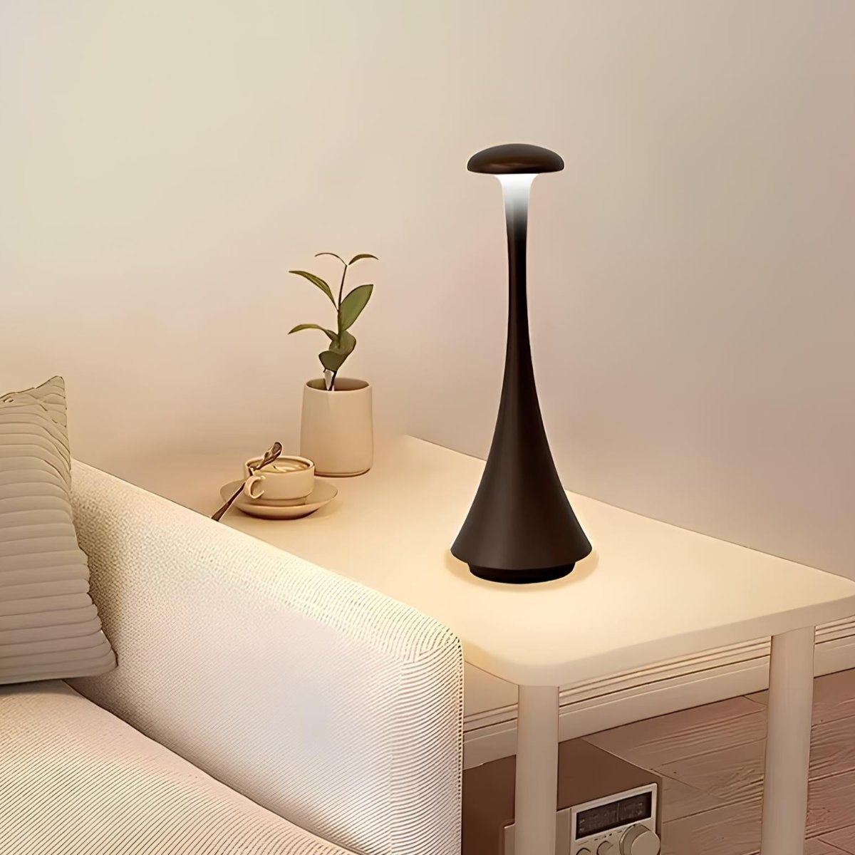 RadianceGlow Wireless Touch Lamp – Sleek, Modern & Dimmable