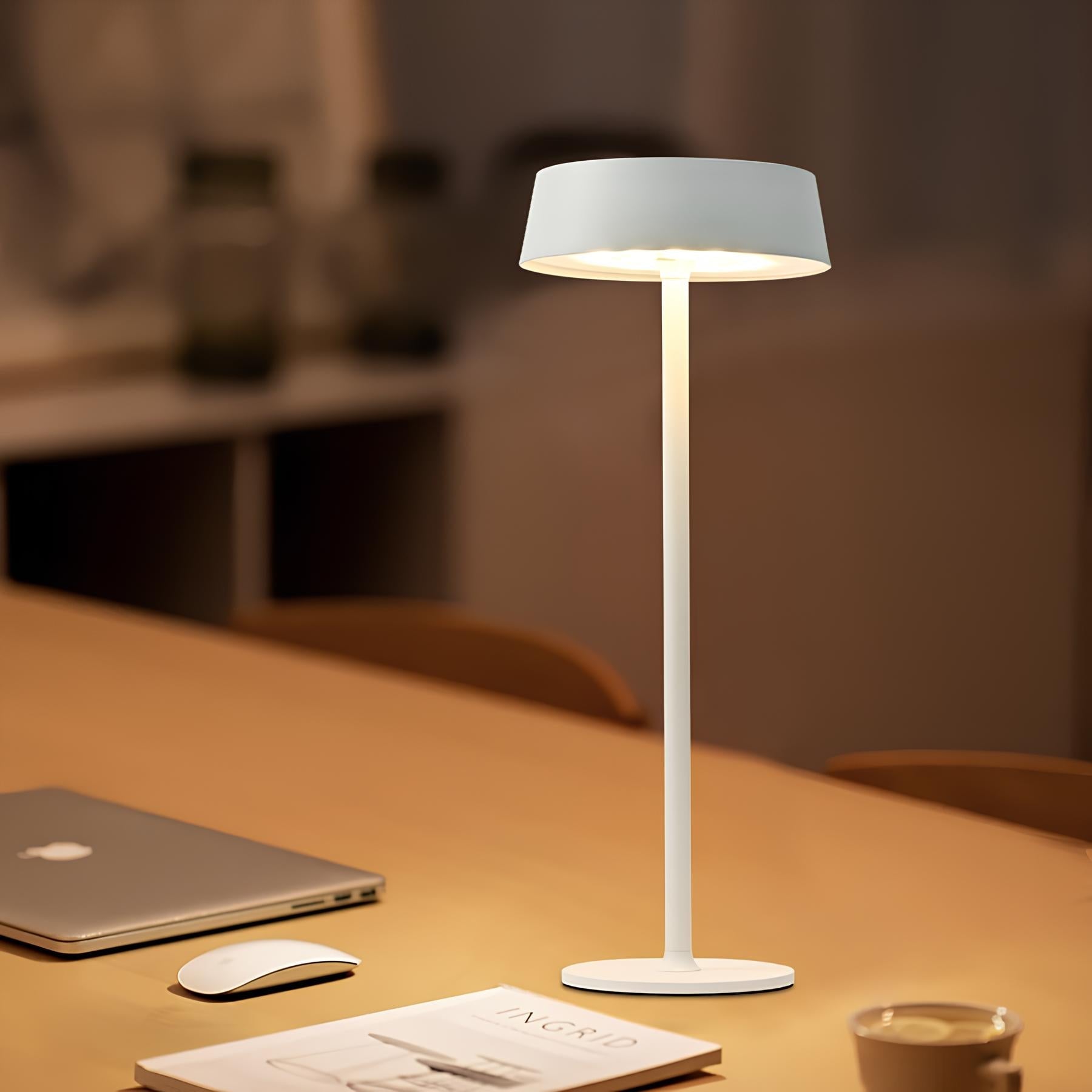 AuraBeam LED Table Lamp – Modern, Rechargeable & Dimmable
