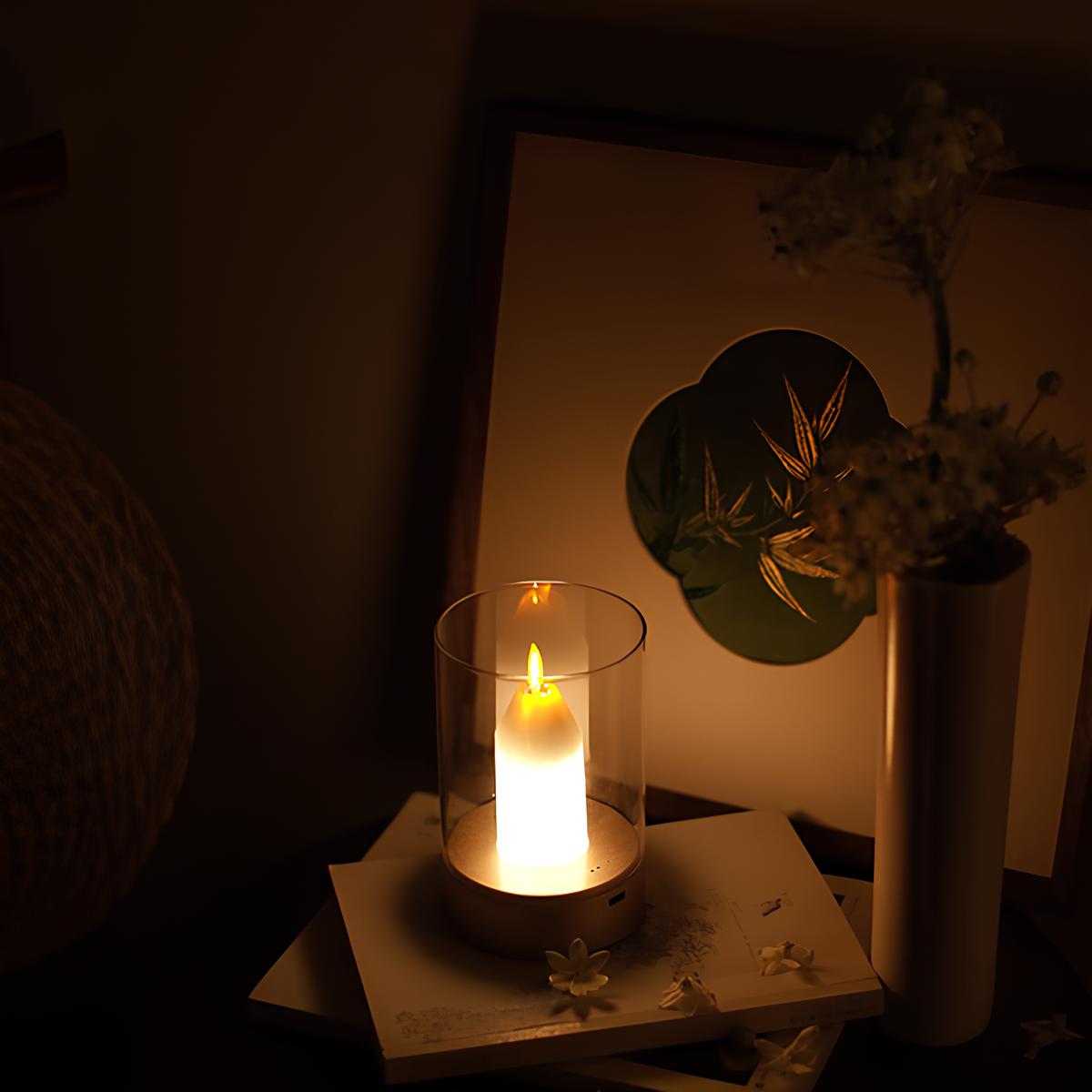 Luminara Hand-Wave LED Candle | Touch-Free Ambient Lighting