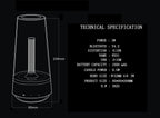 Portable Atmosphere Night Light Speaker
