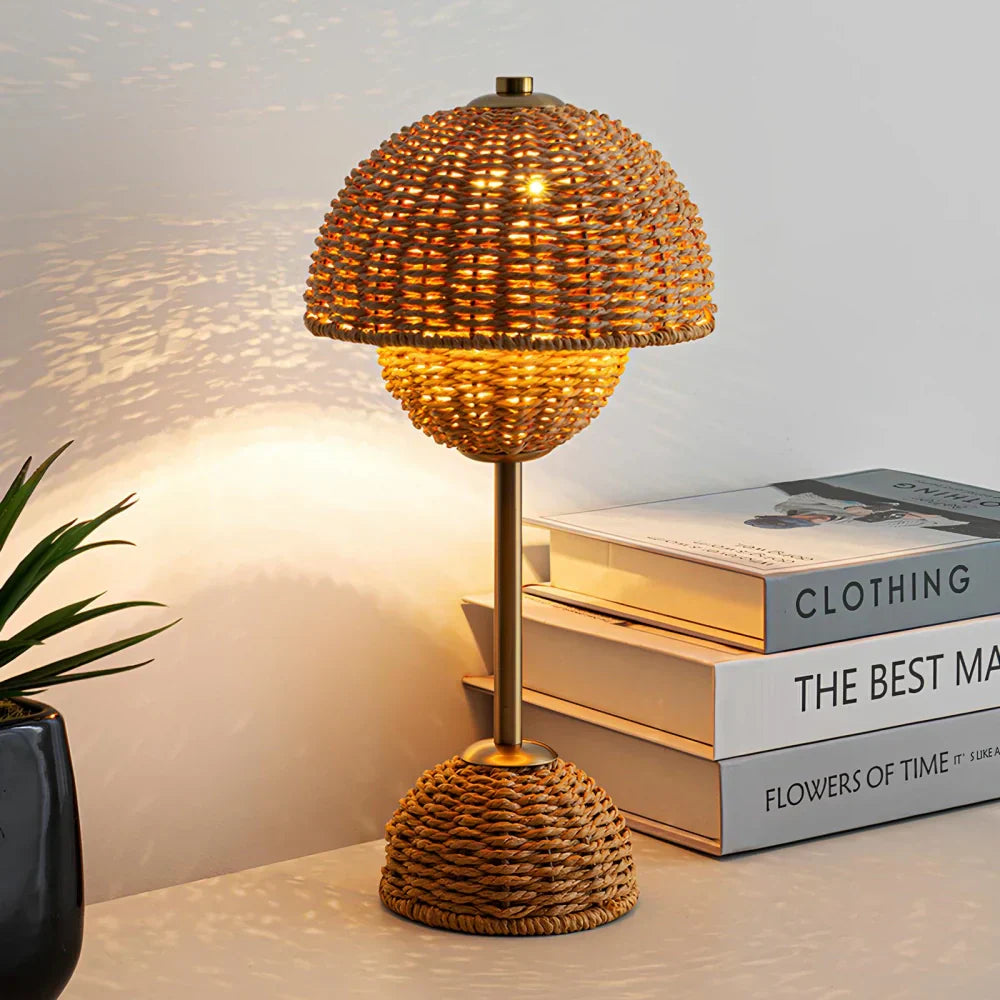 EcoBamboo Table Lamp – Sustainable & Minimalist Lighting for Modern Spaces
