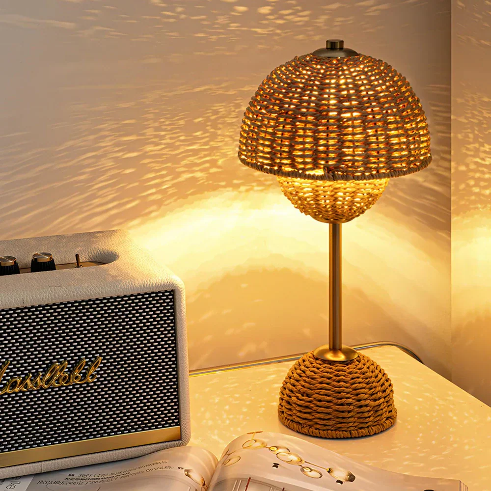 EcoBamboo Table Lamp – Sustainable & Minimalist Lighting for Modern Spaces