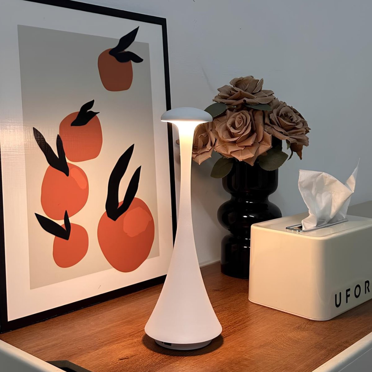 RadianceGlow Wireless Touch Lamp – Sleek, Modern & Dimmable